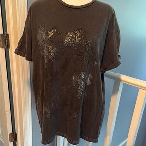 AC/DC‎ Oversized T shirt XS Anthropologie